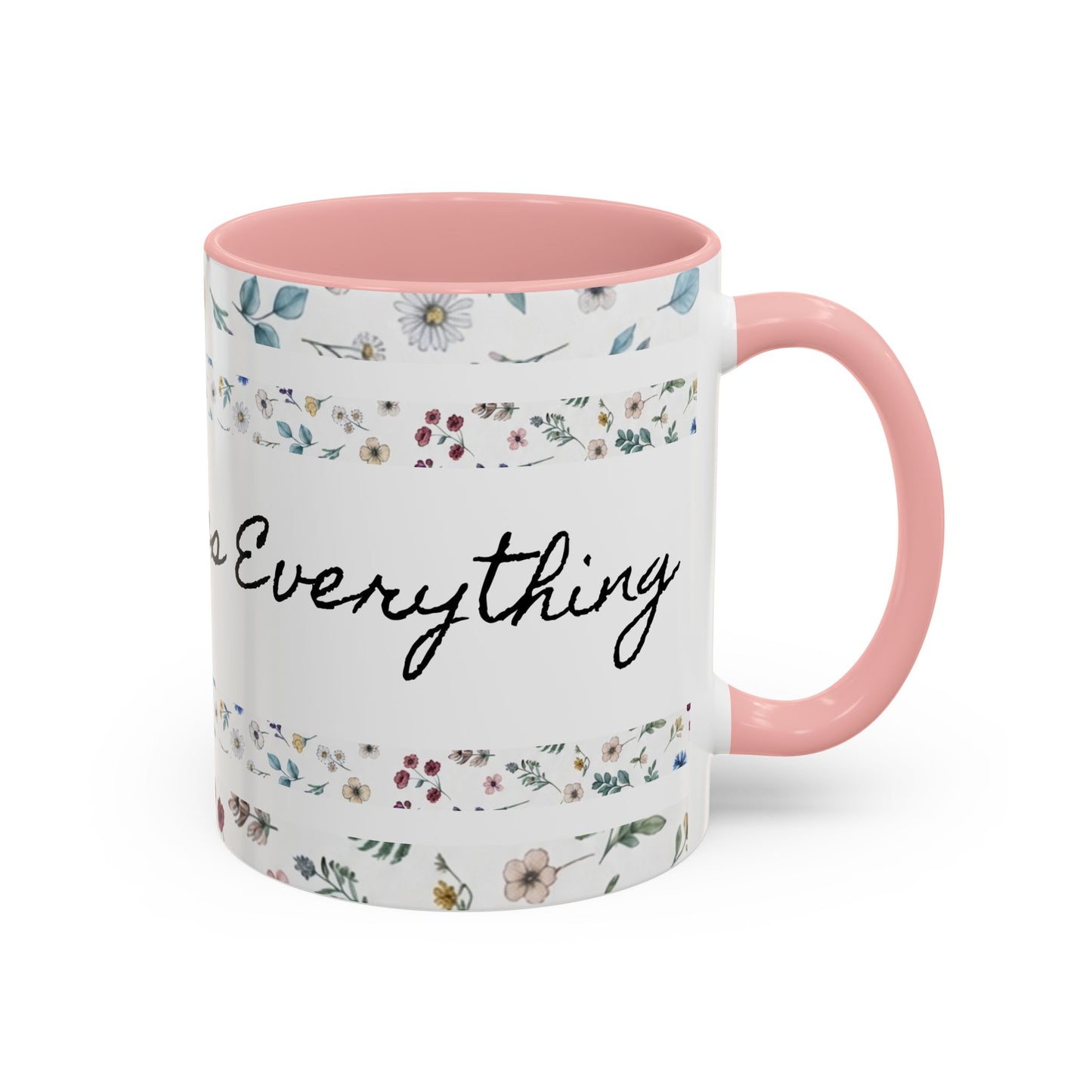 Prayer Changes Everything Accent Coffee Mug (11, 15oz)