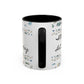 "It's okay, Let Coffee & Prayer Fuel the day." Accent Coffee Mug (11, 15oz)