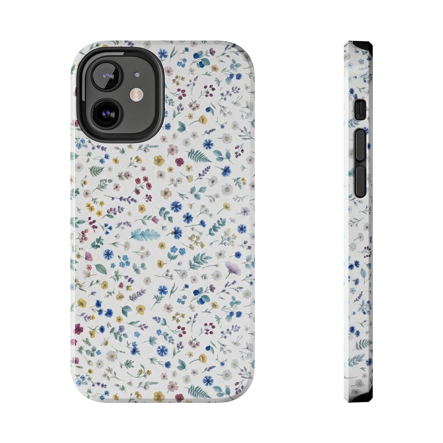 White Floral, Tough Phone Cases, Floral, Fall