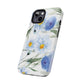 Blue Floral Tough Phone Cases