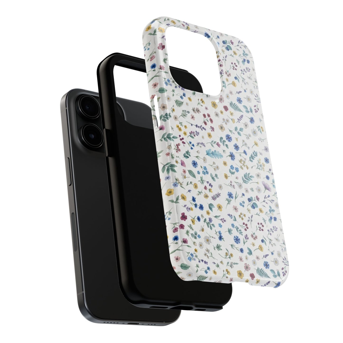 White Floral, Tough Phone Cases, Floral, Fall