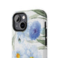 Blue Floral Tough Phone Cases