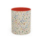 Fall Floral, Yellow Accent Coffee Mug (11, 15oz)