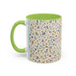 Fall Floral, Yellow Accent Coffee Mug (11, 15oz)