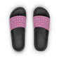 Pink Daisy Slide Sandals — Floral Women's Summer Slides