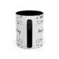 Baptized, Saved, and Coffee for the day-- Accent Coffee Mug (11, 15oz)