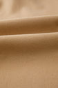 Light French Beige Solid Color Casual Zip up Hooded Coat
