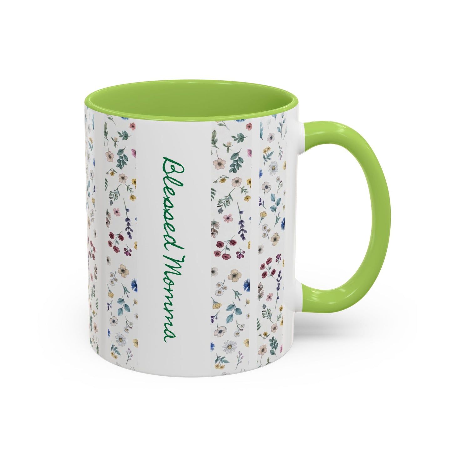 Blessed Momma Accent Coffee Mug (11, 15oz)