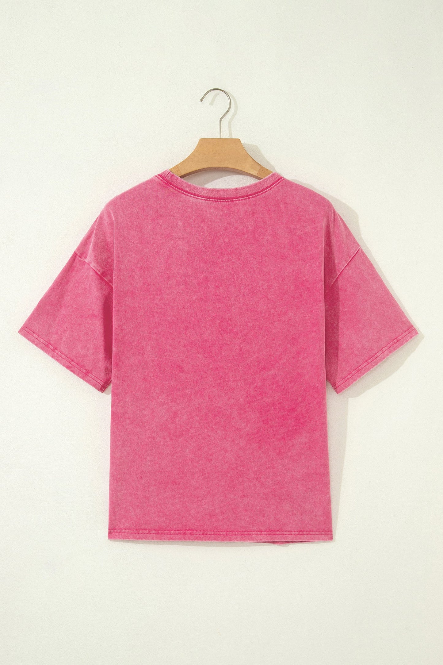 Solid Mineral Wash Short Sleeve Oversized Tee