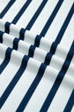 Stripe Mock Neck Top & Reverse Seam Pants Set