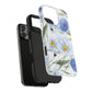 Blue Floral Tough Phone Cases