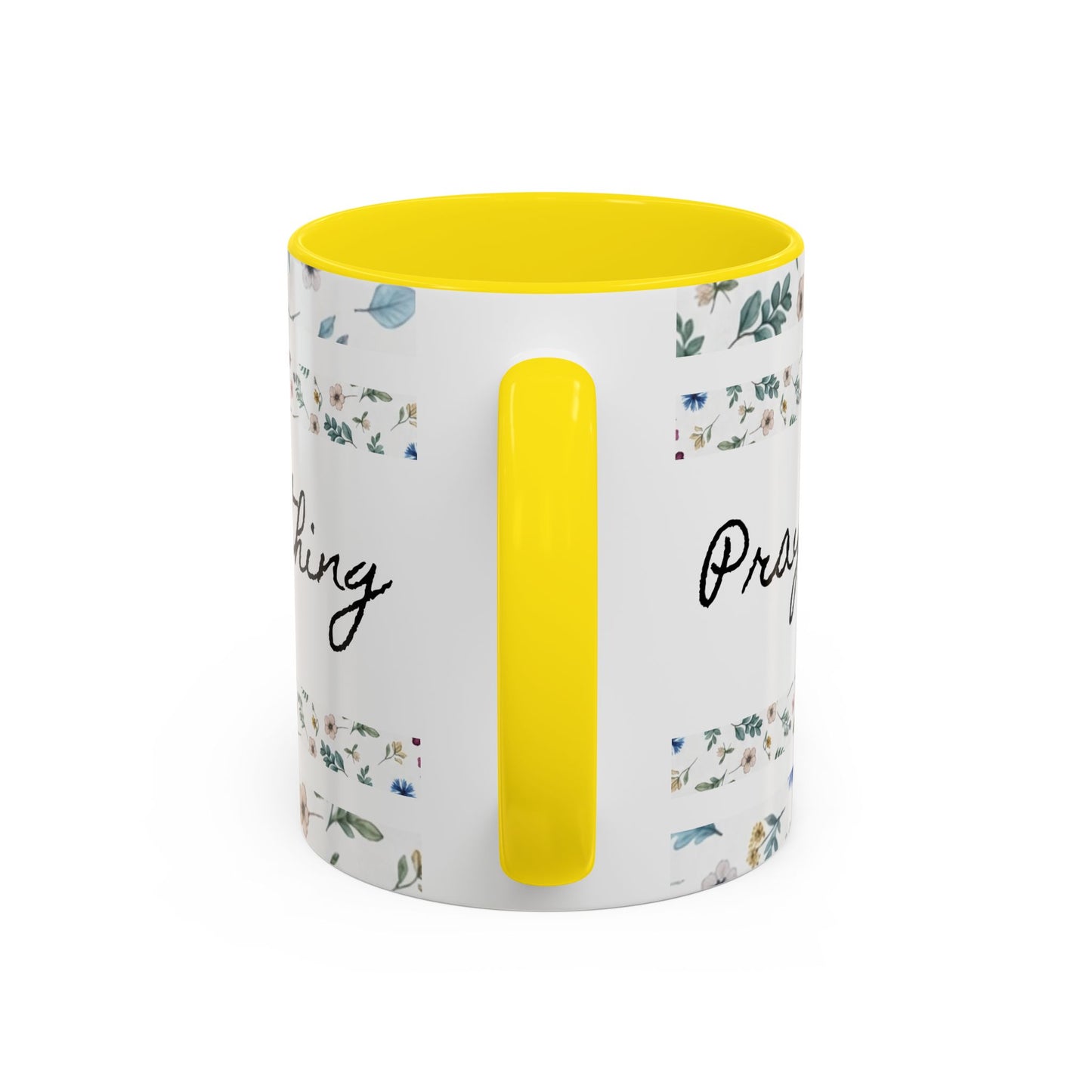 Prayer Changes Everything Accent Coffee Mug (11, 15oz)