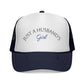 Trucker Cap — "Just a Husband's Girl" Embroidered Mesh Hat