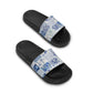 Blue Mosaic Tile Slide Sandals — Women's Pool & Casual Beach Slides