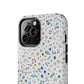 White Floral, Tough Phone Cases, Floral, Fall