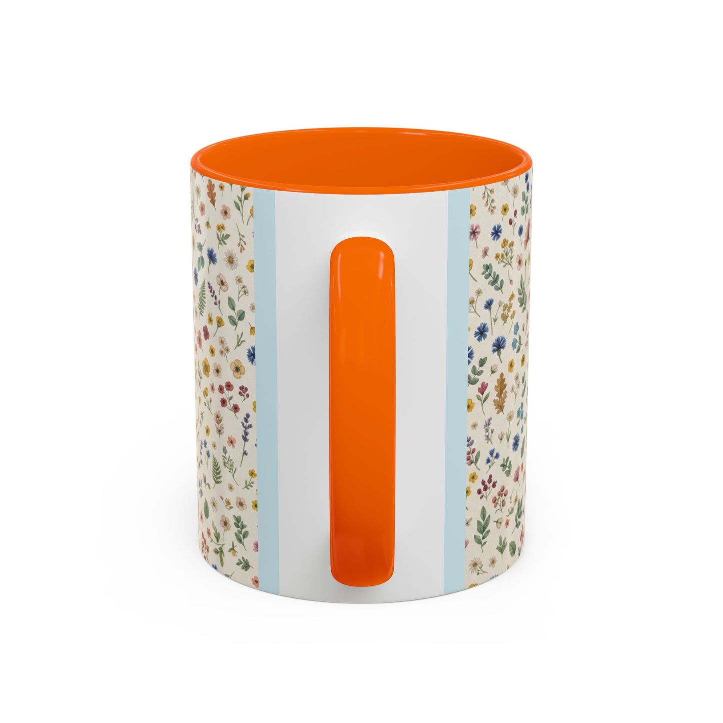 Fall Floral, Yellow Accent Coffee Mug (11, 15oz)