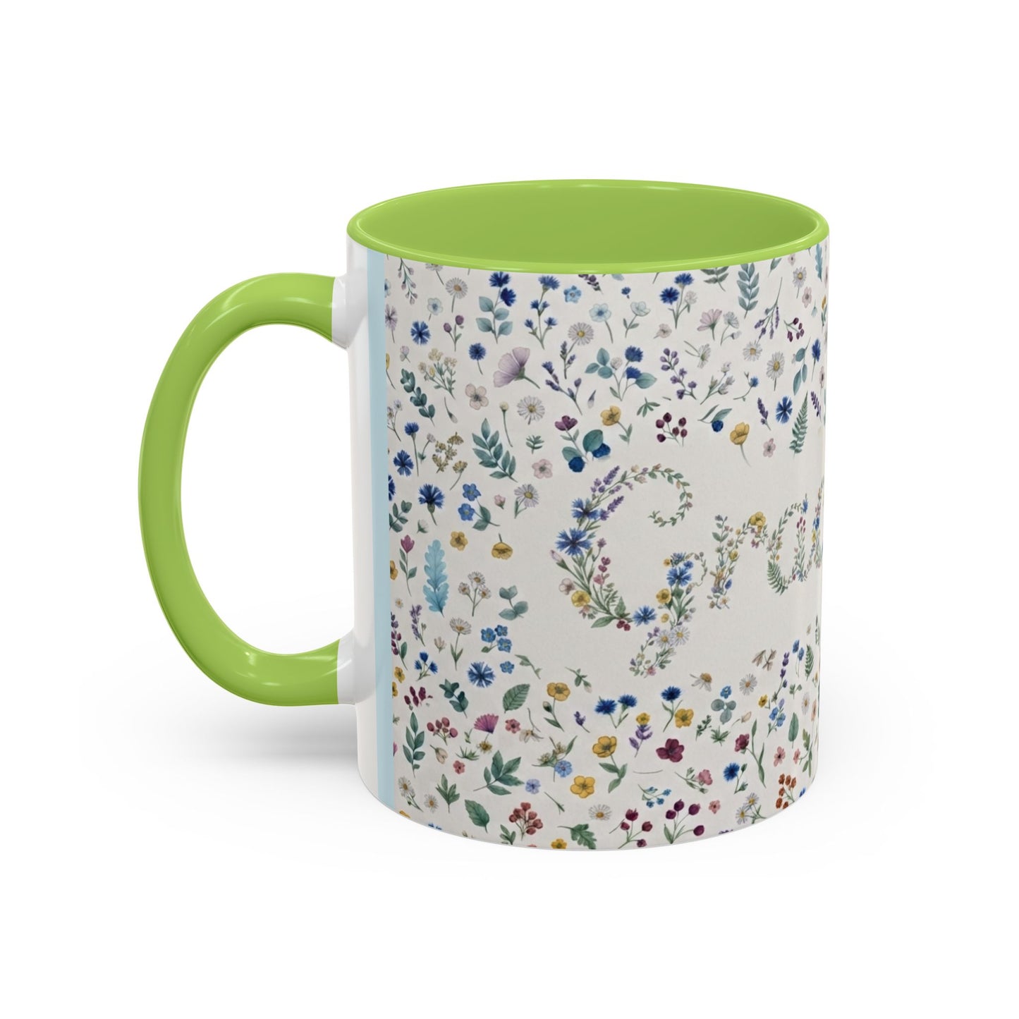 Grace Led Floral, Faith, Coffee Mug (11, 15oz)