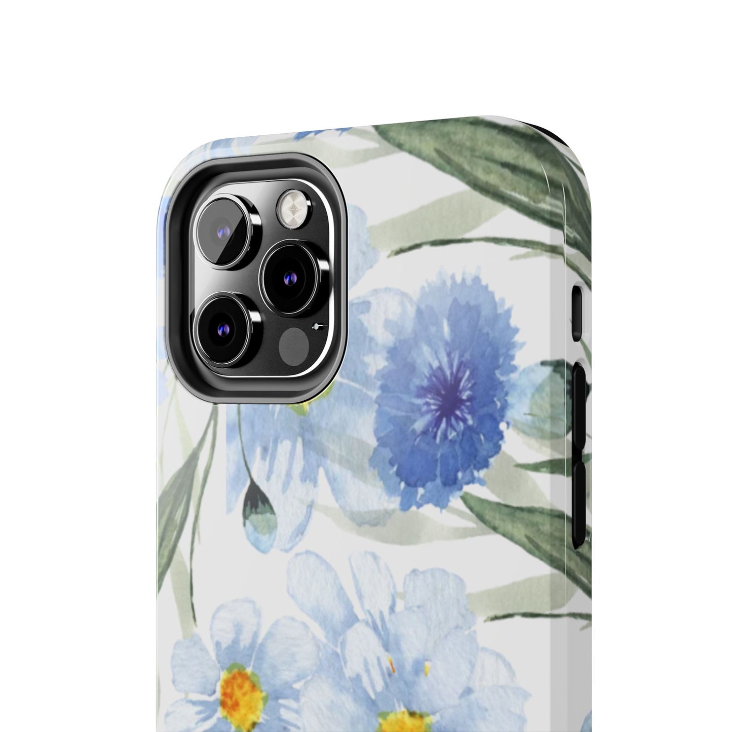 Blue Floral Tough Phone Cases