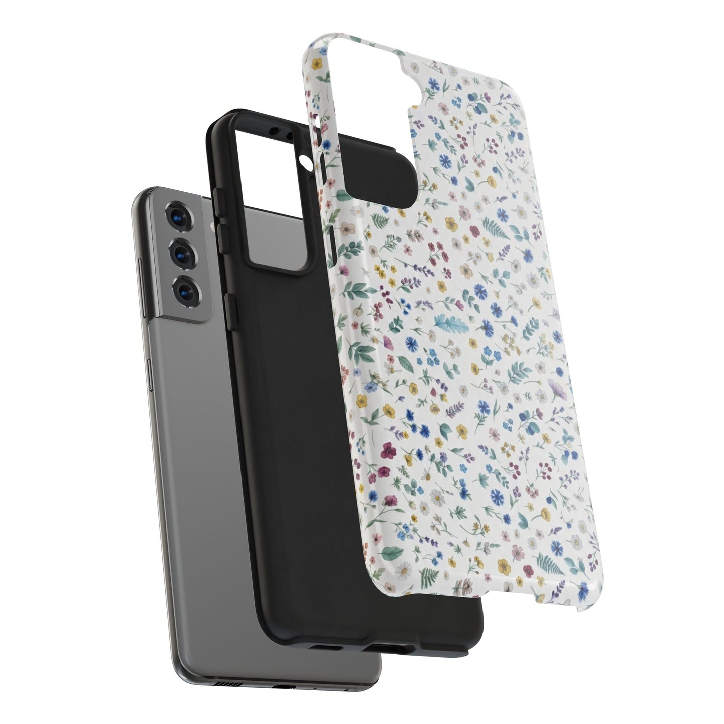 White Floral, Tough Phone Cases, Floral, Fall