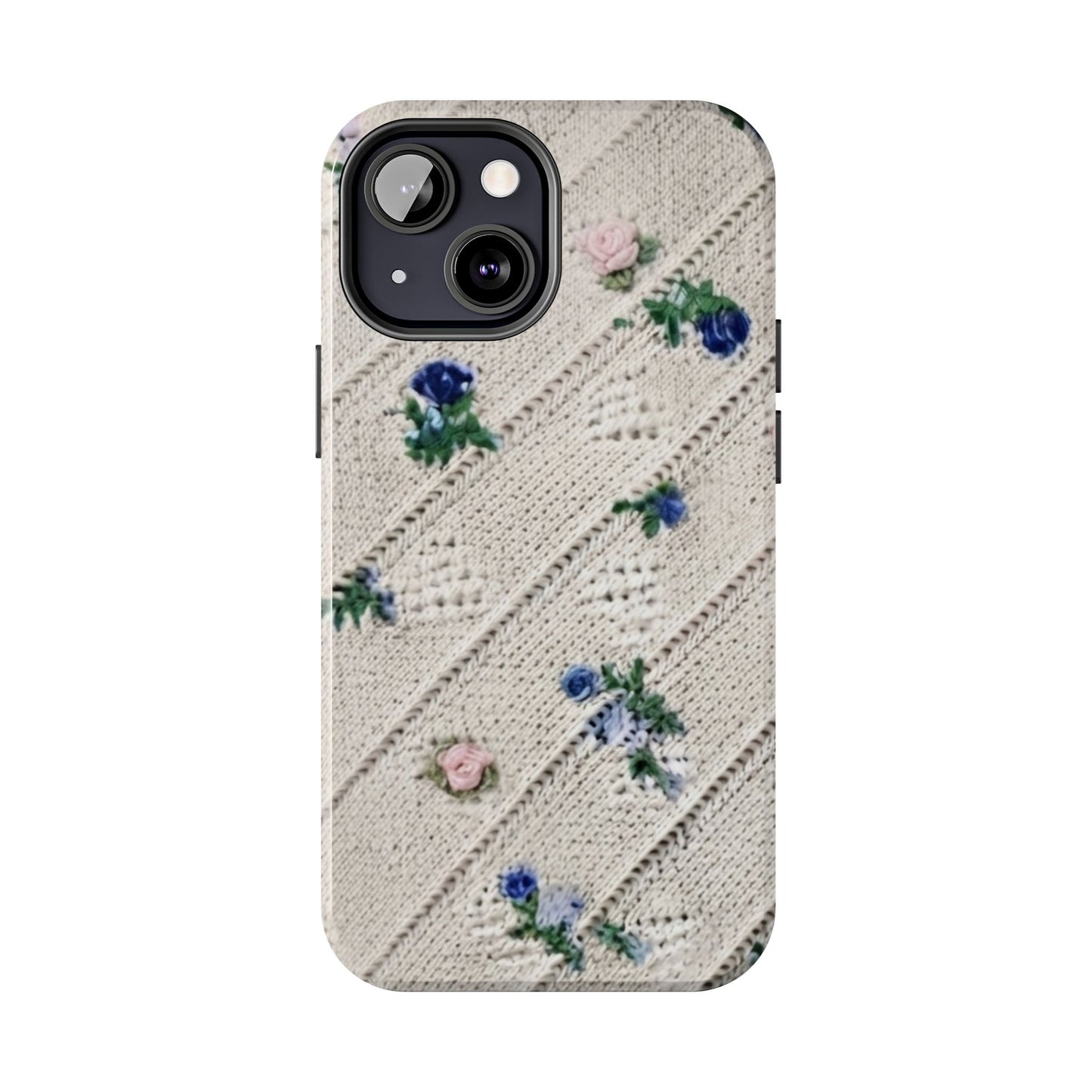 Tough Phone Cases, Fabric Like, Grandmillenial, Floral