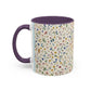 Fall Floral, Yellow Accent Coffee Mug (11, 15oz)