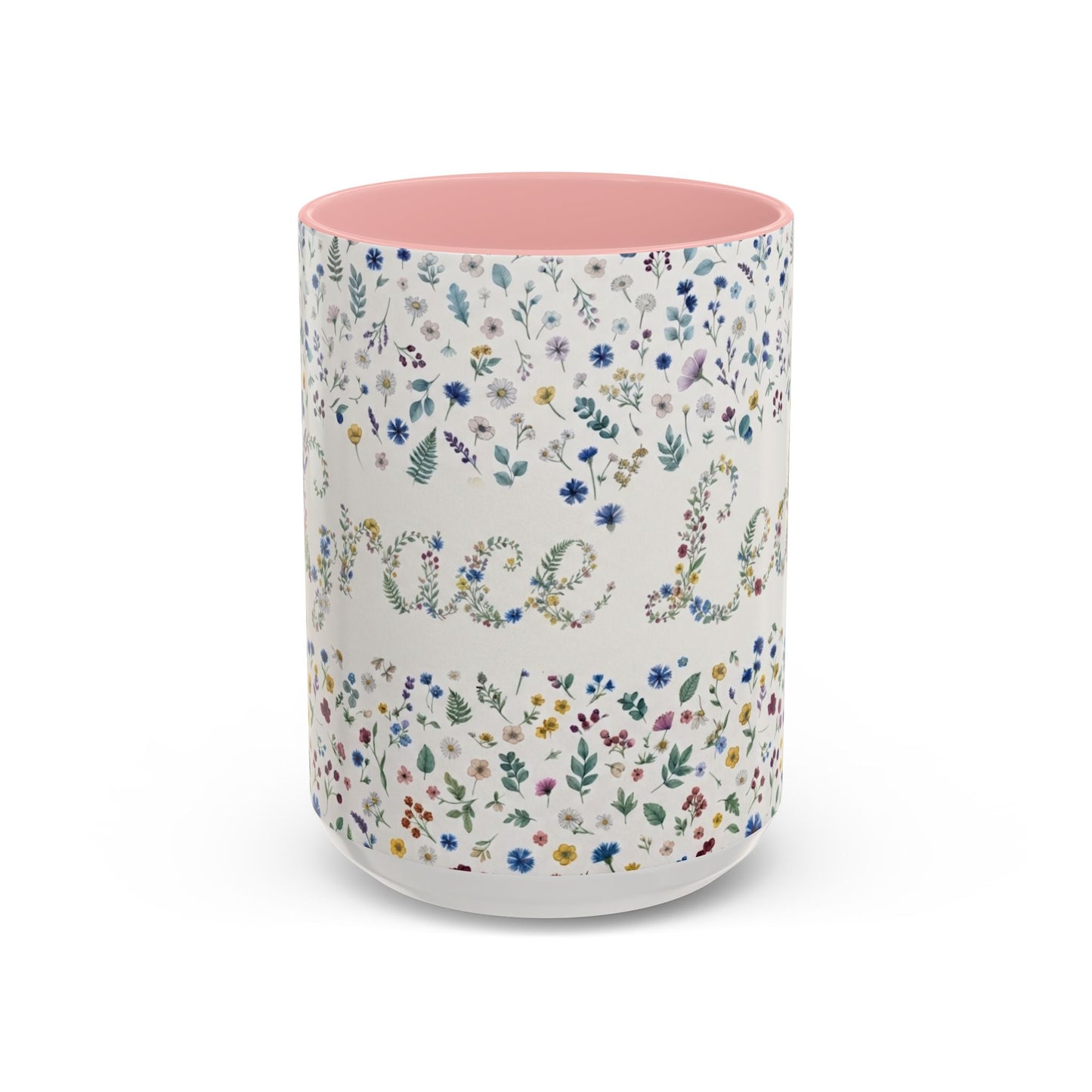 Grace Led Floral, Faith, Coffee Mug (11, 15oz)