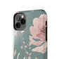 Green Fall floral Tough Phone Cases