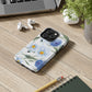 Blue Floral Tough Phone Cases