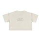 Crop Tee — "Its Just Earth" Minimal Faith Graphic (Romans 12:2)