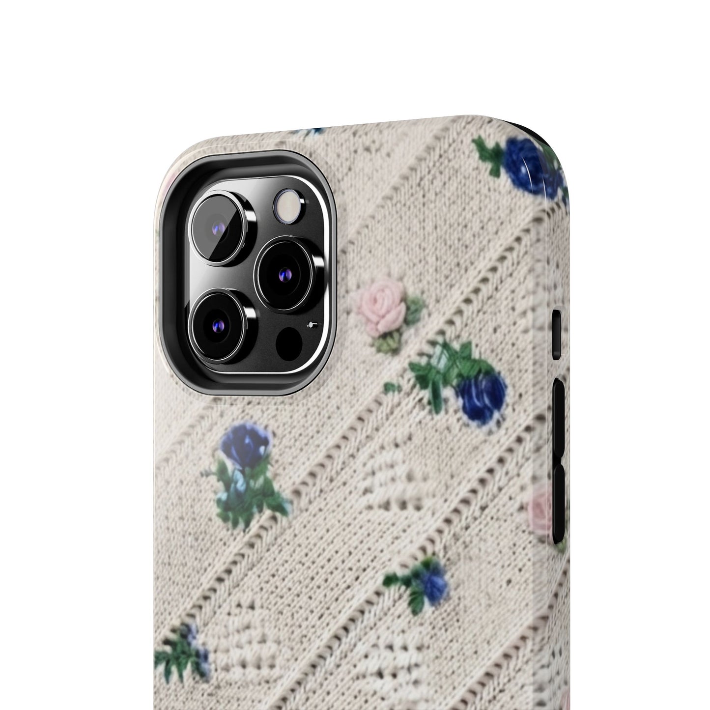 Tough Phone Cases, Fabric Like, Grandmillenial, Floral