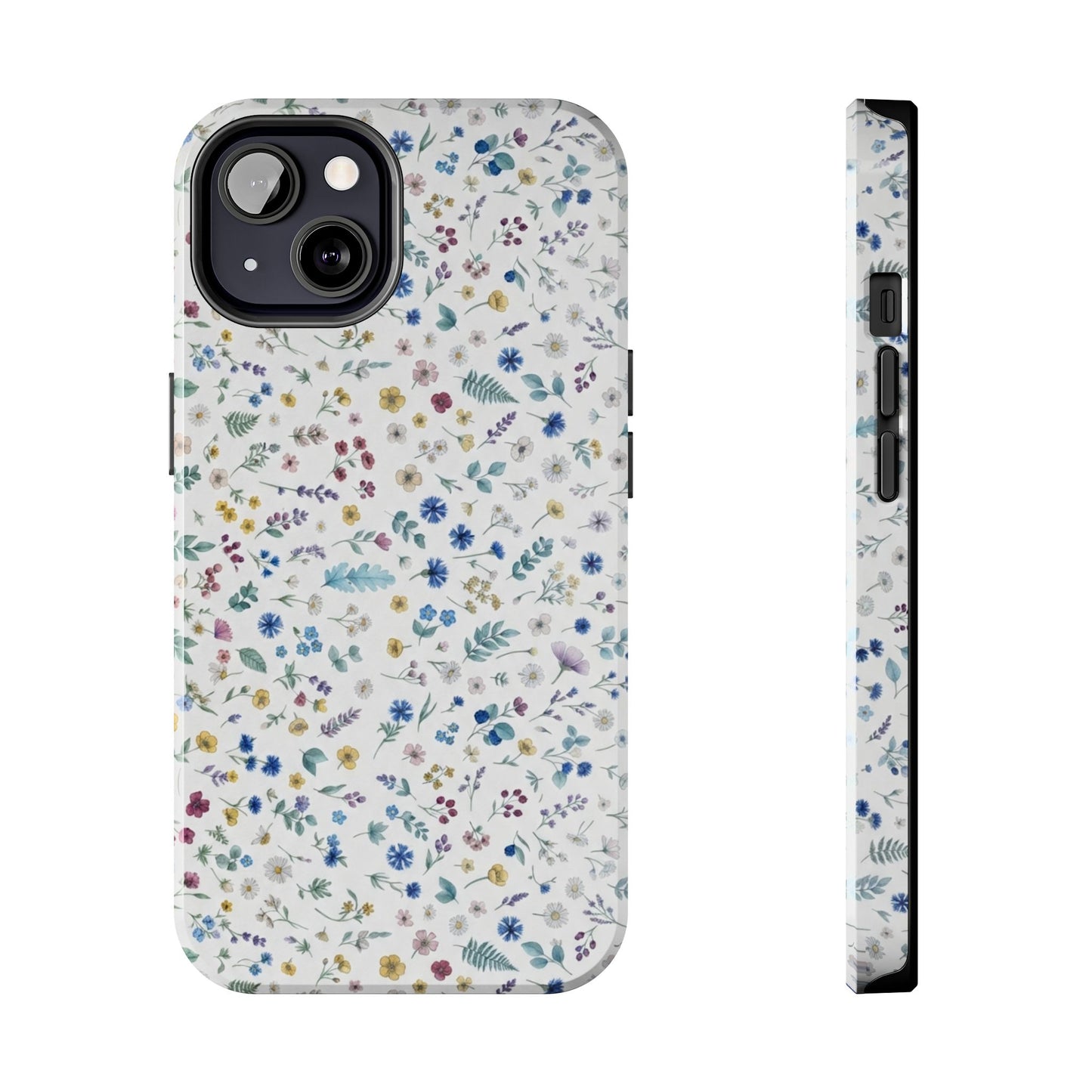 White Floral, Tough Phone Cases, Floral, Fall
