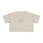 Crop Tee — "It's Just Earth" Romans 12:2 Minimalist Christian Graphic