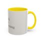 Simple Coffee & Jesus Type of Morning, Faith Accent Coffee Mug (11, 15oz)