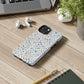 White Floral, Tough Phone Cases, Floral, Fall