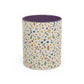 Fall Floral, Yellow Accent Coffee Mug (11, 15oz)
