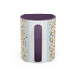 Fall Floral, Yellow Accent Coffee Mug (11, 15oz)