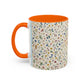 Fall Floral, Yellow Accent Coffee Mug (11, 15oz)