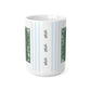 "On the Hard Days I will praise you. On the Good Days I will praise You" 2 sided Ceramic Coffee Cups, Stripes 11oz, 15oz