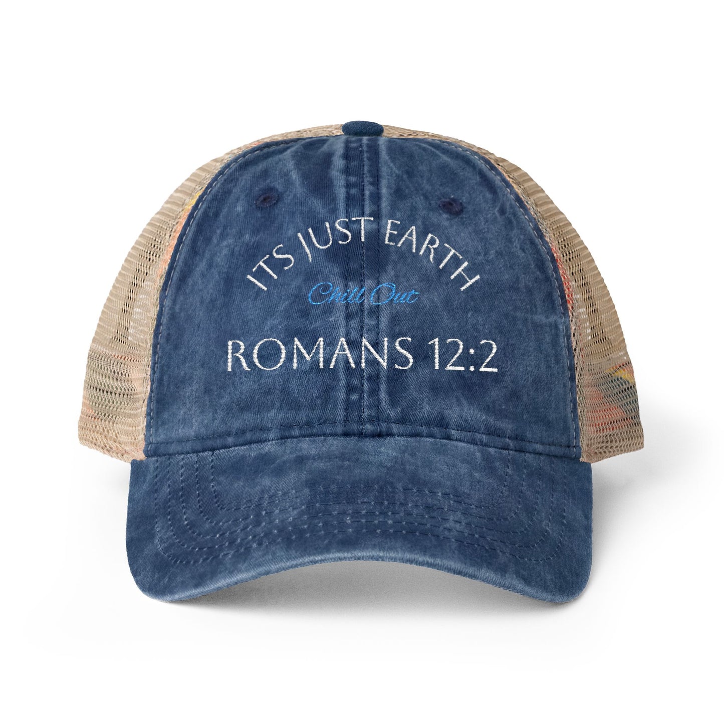 It’s Just Earth Women's Washed Mesh-Back Cap