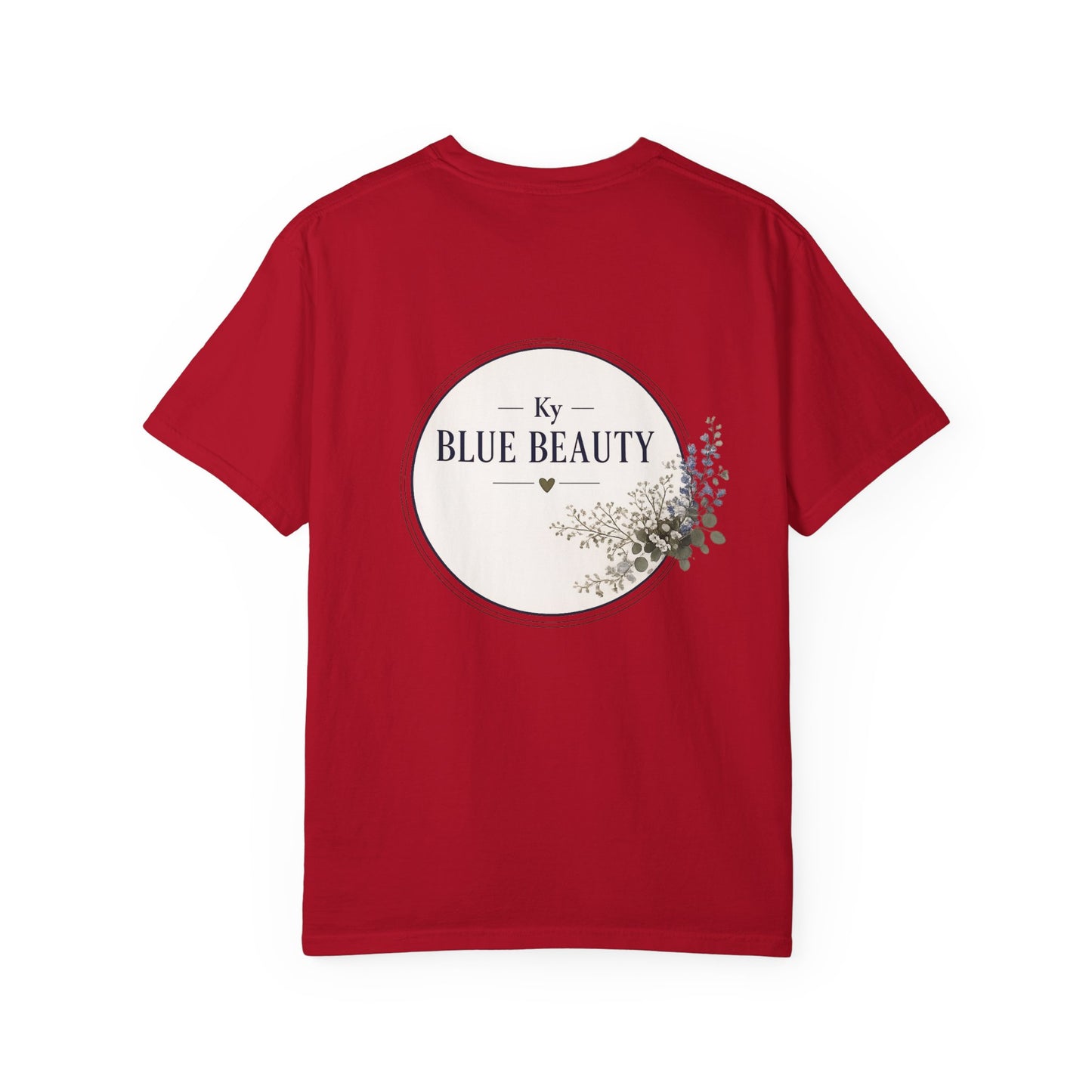 T-Shirt — 'Ky Blue Beauty' Vintage Botanical Tee