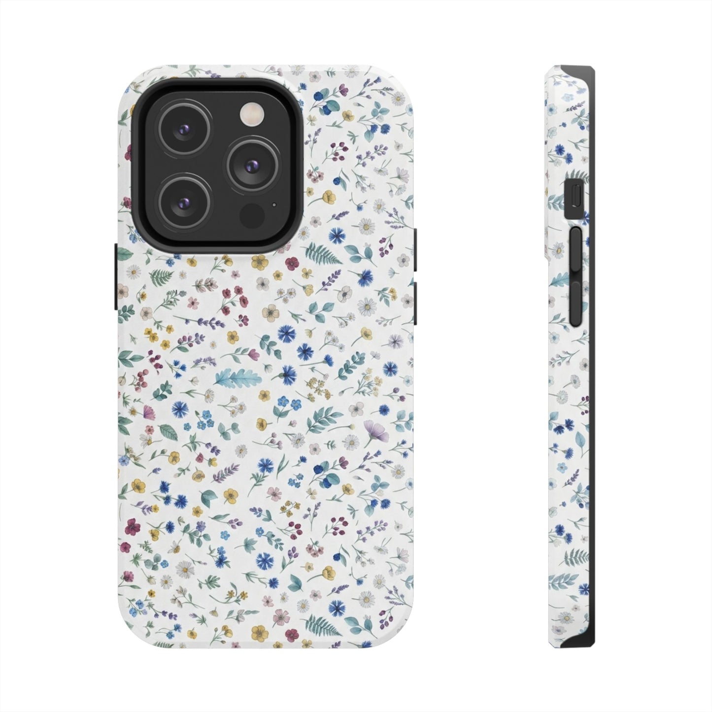 White Floral, Tough Phone Cases, Floral, Fall