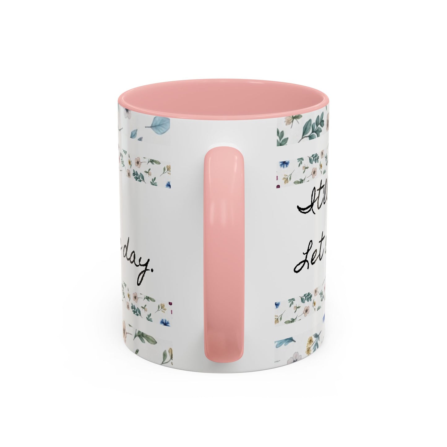 "It's okay, Let Coffee & Prayer Fuel the day." Accent Coffee Mug (11, 15oz)