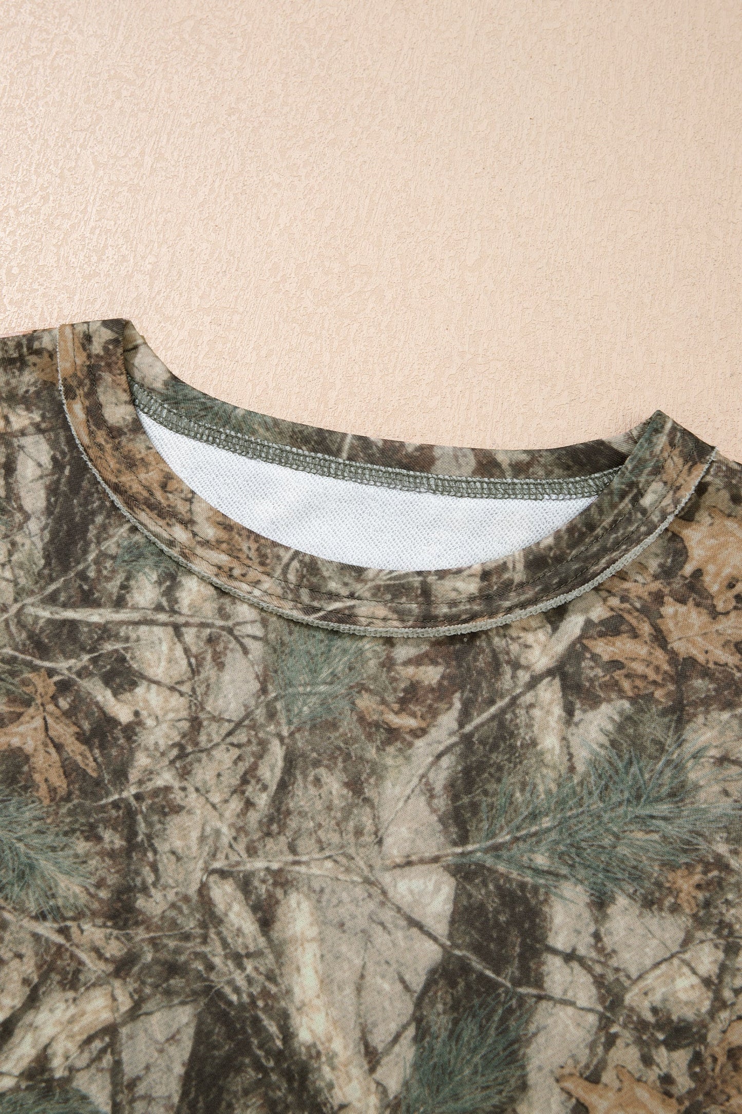 Woodland Camo Long Sleeve Top & Pants Set