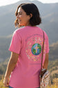 Charity Pink- It’s Just Earth, Chill Out, Romans 12:2  Jersey Short Sleeve Tee