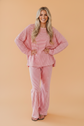 Stripe Oversized Long Sleeve Top & Pants Set