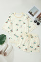 Mallard Duck Oversized Tee & Elastic Shorts Set