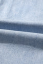 Lace Trim Side Stripe Straight Leg Jeans