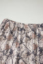 Woodland Camo Long Sleeve Top & Short Set