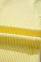 Solid Ribbed Frilled Short Sleeve Sweater Cardigan
