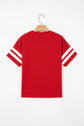 Varsity Stripe Crew Neck Short Sleeve T-Shirt